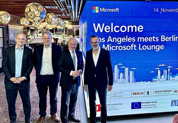 [Translate to English:] Los Angeles meets Berlin @Microsoft Lounge